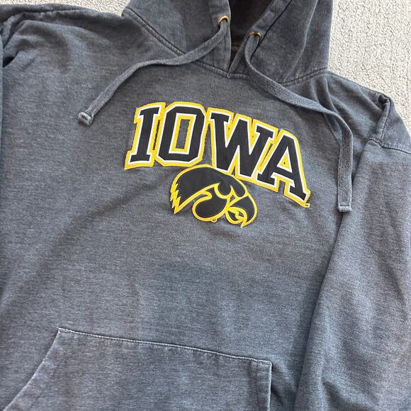 Gray University of Iowa Hoodie - Picture 2 of 6
